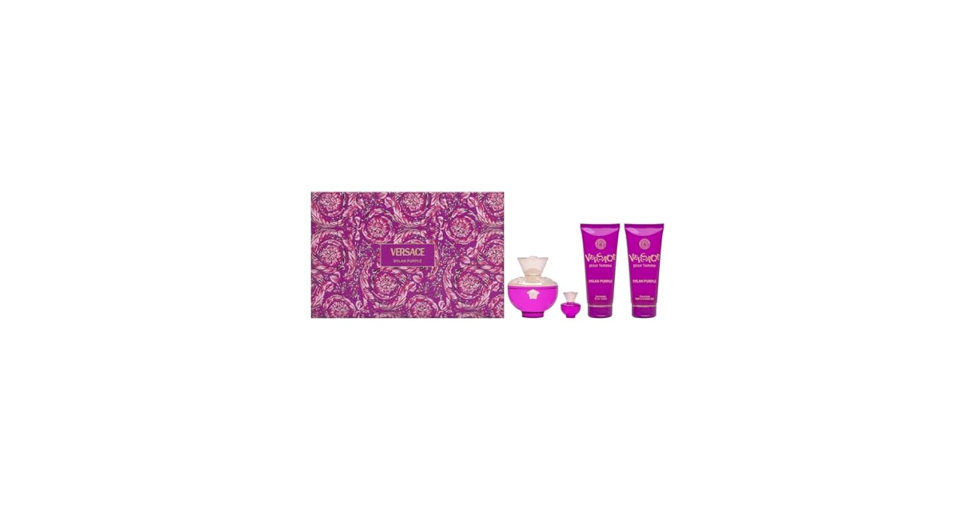 Amazon.com : Versace Dylan Purple for Women 4 Piece Set